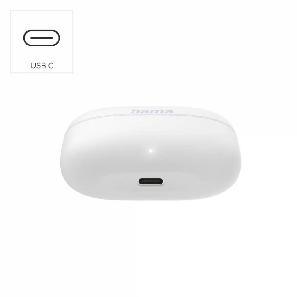 HAMA Блутут слушалки "Freedom Buddy II", True Wireless, Бял