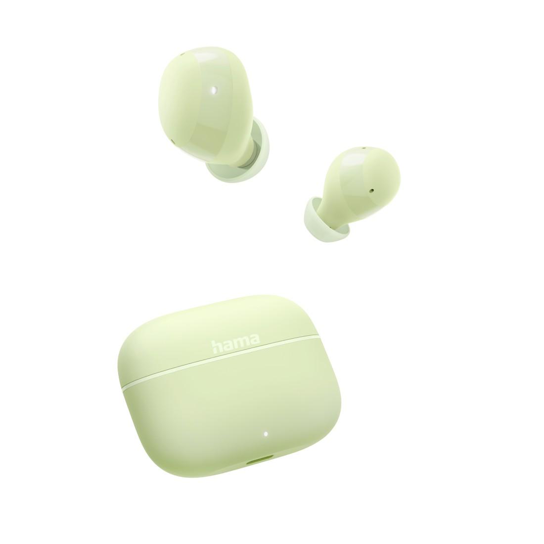HAMA Блутут слушалки "Freedom Buddy II", True Wireless, Зелен