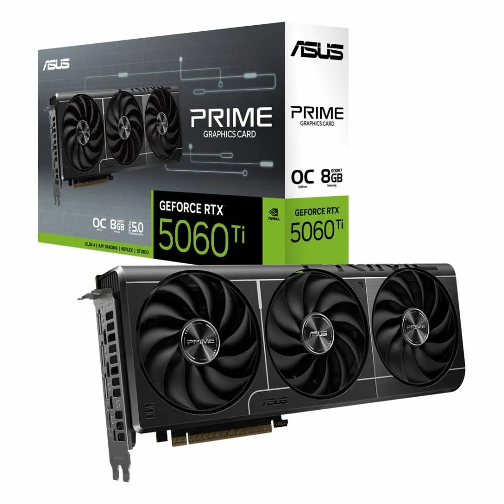 Видео карта ASUS GeForce PRIME RTX 5060 Ti 8GB OC GDDR7 - 90YV0MP0-M0NA00