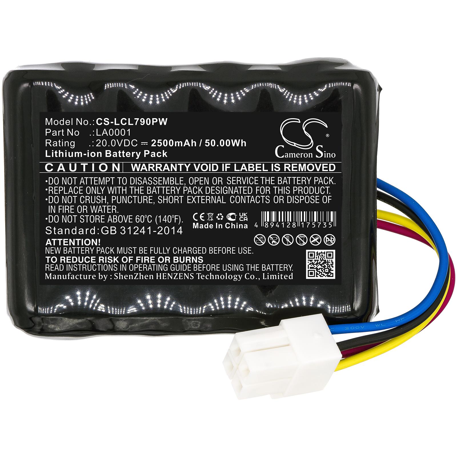 Baterie Cameron Sino, pentru mașină de tuns iarba robot FERREX 800m2 2021, Landxcape LX790, 791,795 LA0001,LA0002 20V 2500mAh Cameron Sino