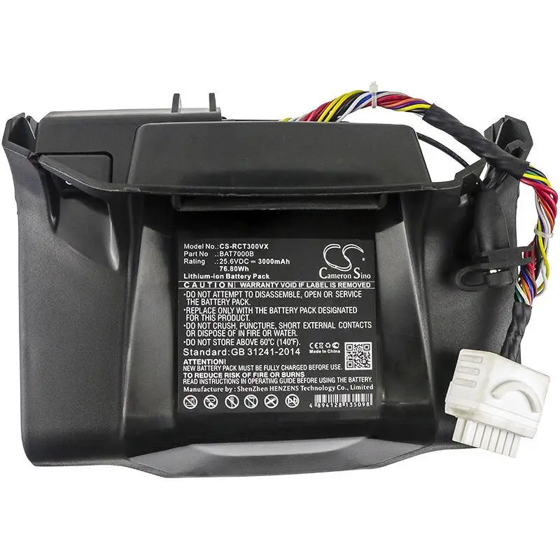 Батерия Cameron Sino, За косачка робот WOLF Garten Loopo M1000, M2000, Robomow City MC1000, BAT7000C,7000B LiIon 25.6V 3000mAh Cameron Sino