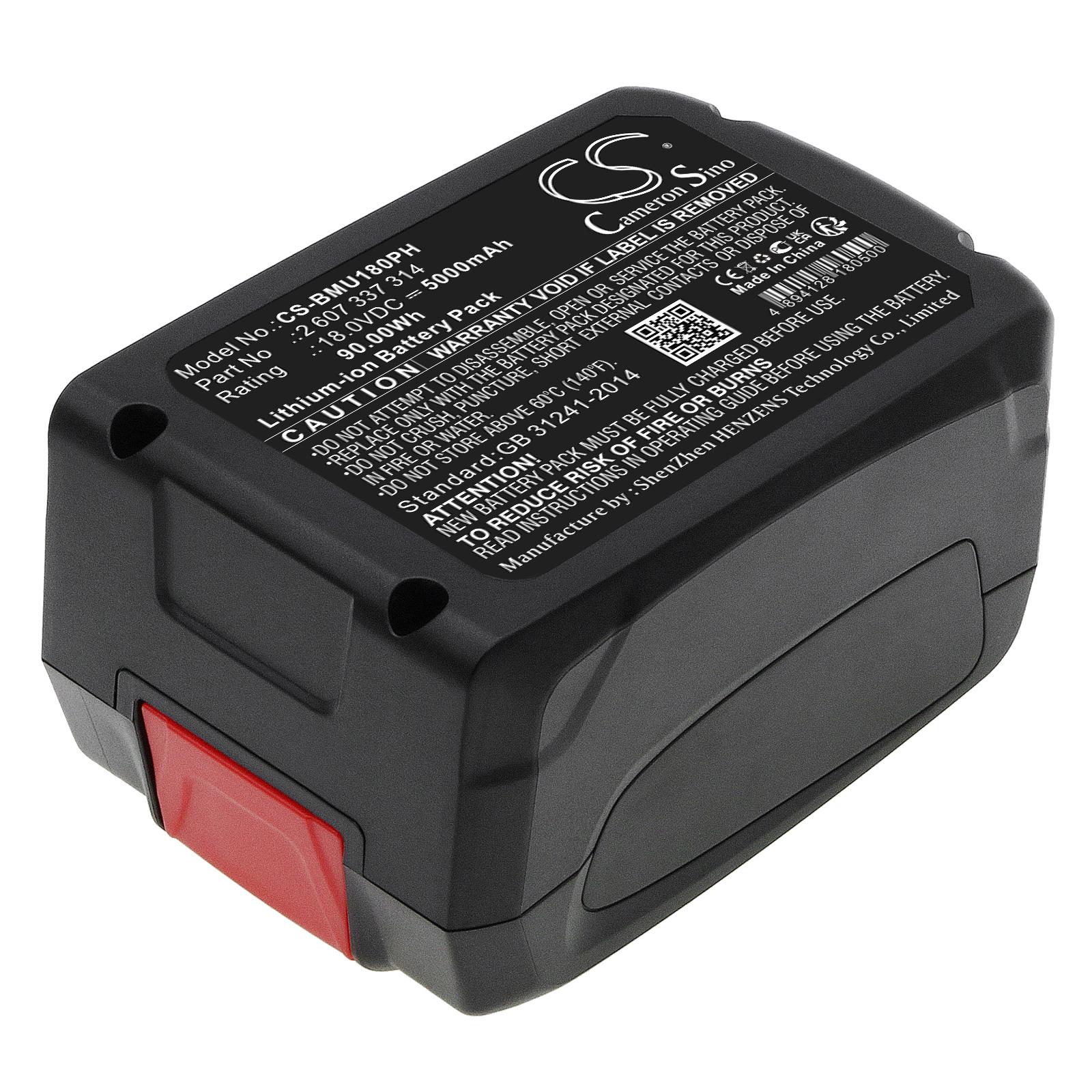Baterie pentru feronerie electrică BOSCH AdvancedCut 18 1600A005B0 LiIon 18V 5000mAh Cameron Sino
