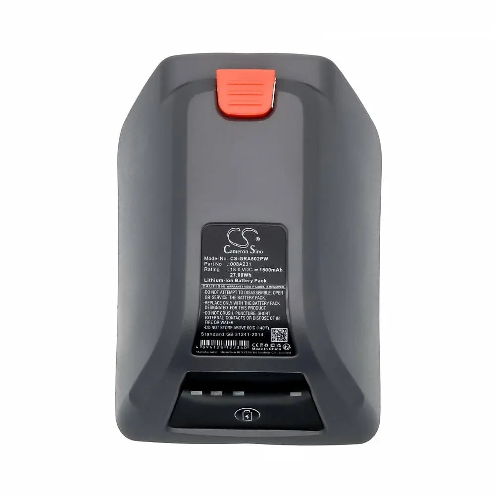 Батерия за компютър за поливане Gardena 8025-20 Comfort Wand-Schlauchbox 35 roll-up automatic Li  LiIon 18V 1500mAh Cameron Sino