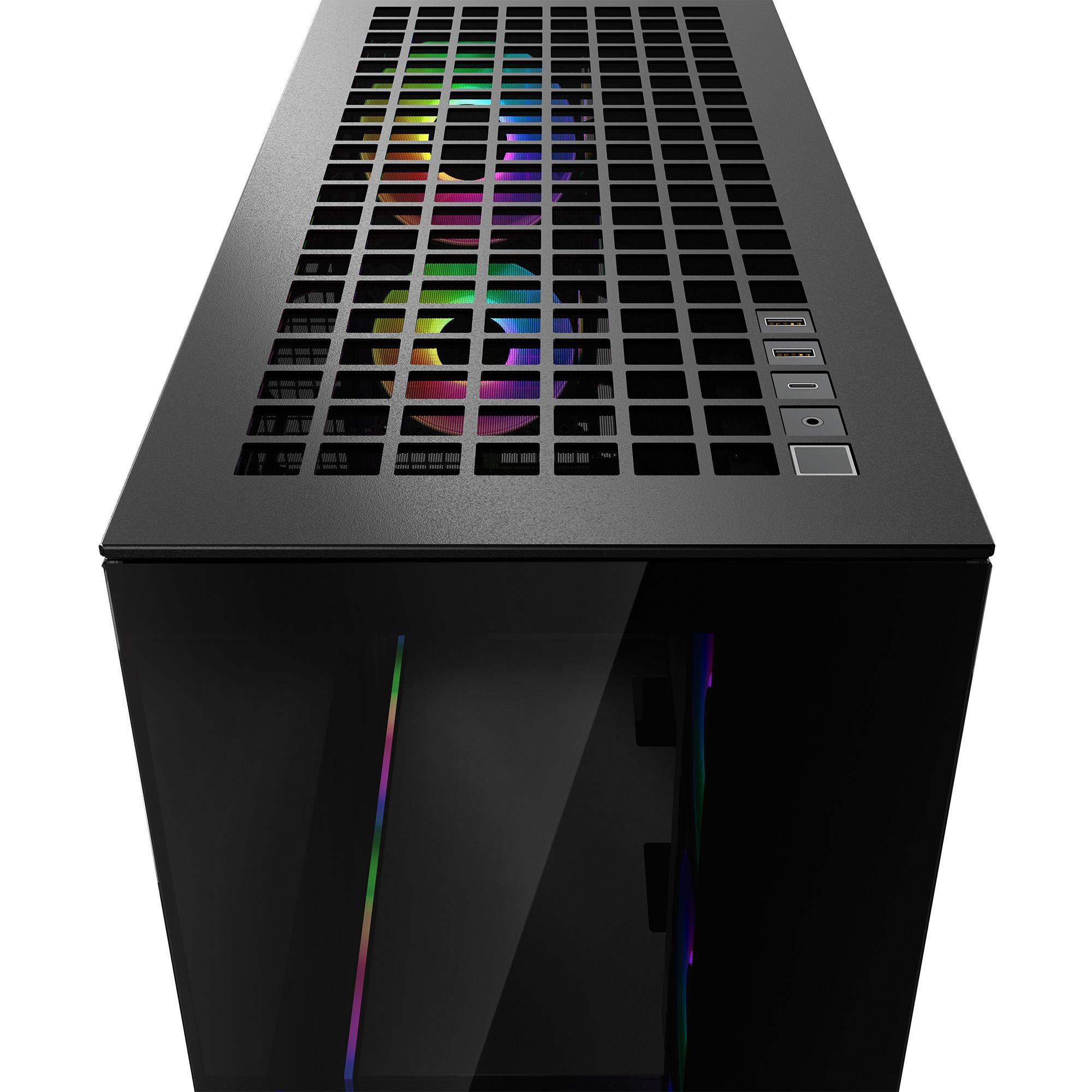 Кутия Arctic Xtender Black Mid-Tower ATX Case 5 x A-RGB Fans PCIe Gen 4 - ACPCC00015A