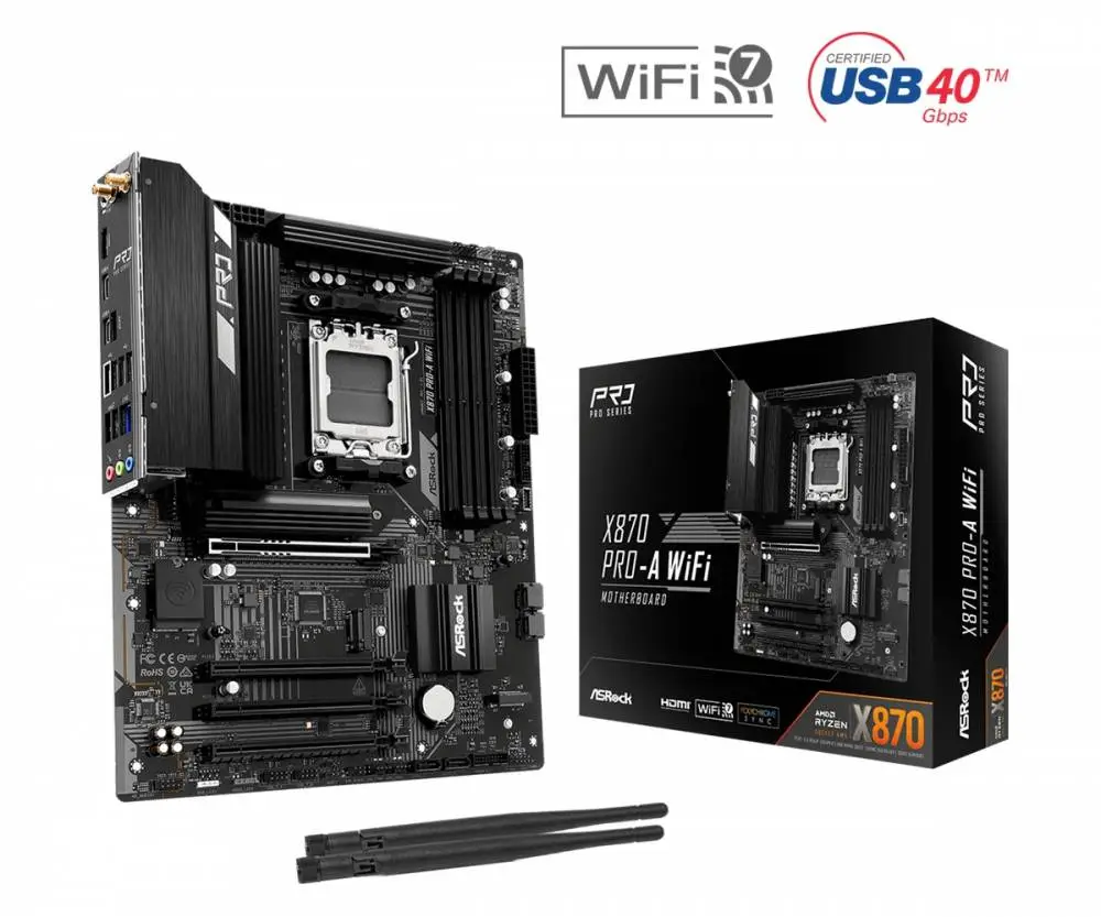 Дънна платка Asrock X870 PRO-A WIFI AM5