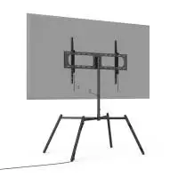 Стойка за TV, въртяща се, регулируема височина, 229 cm (90") до 50 kg