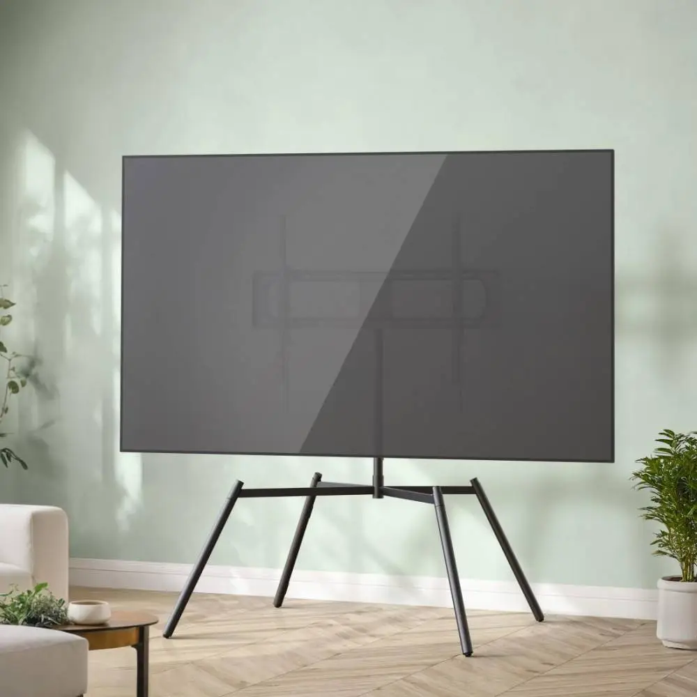 Стойка за TV, въртяща се, регулируема височина, 229 cm (90") до 50 kg