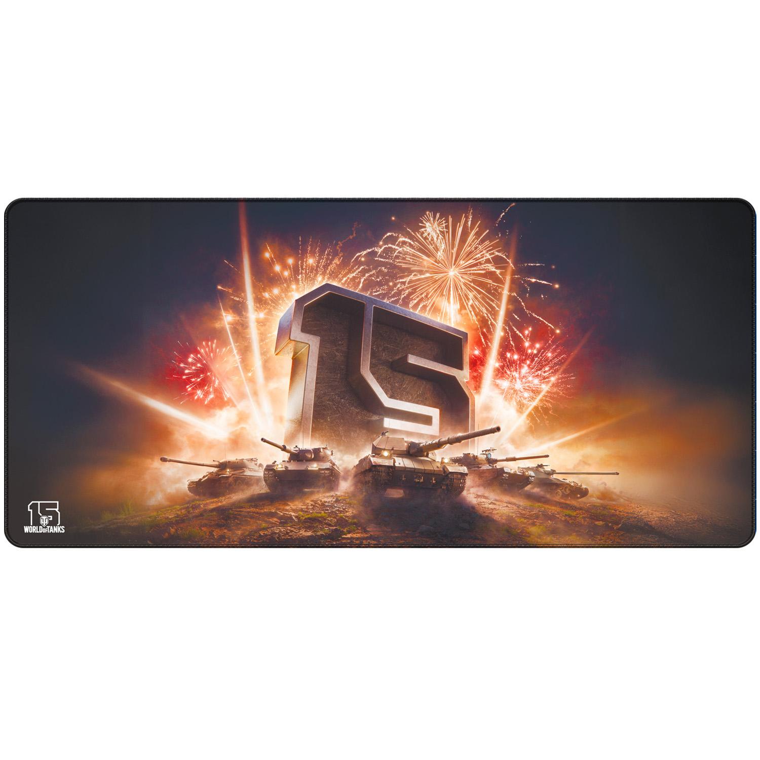 Геймърски пад World of Tanks 15 Anniversary, XL