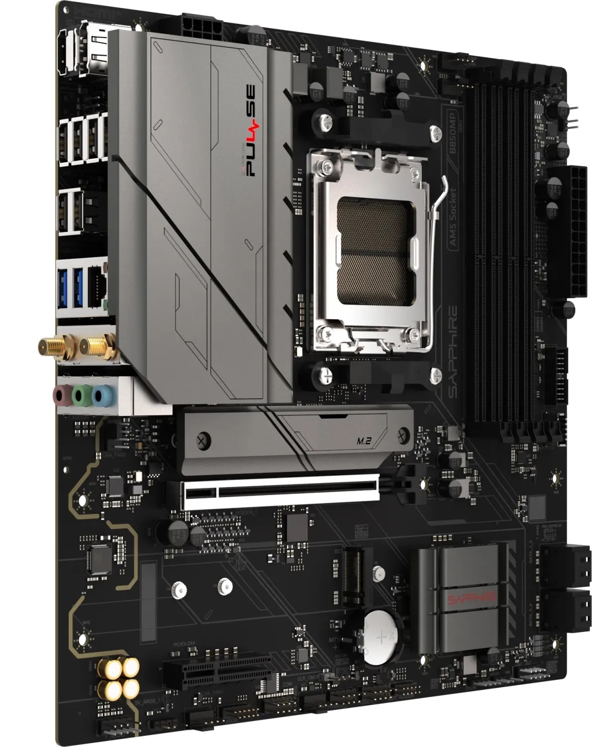 Дънна платка Sapphire Pulse B850M WIFI AM5 - 52123-04-40G
