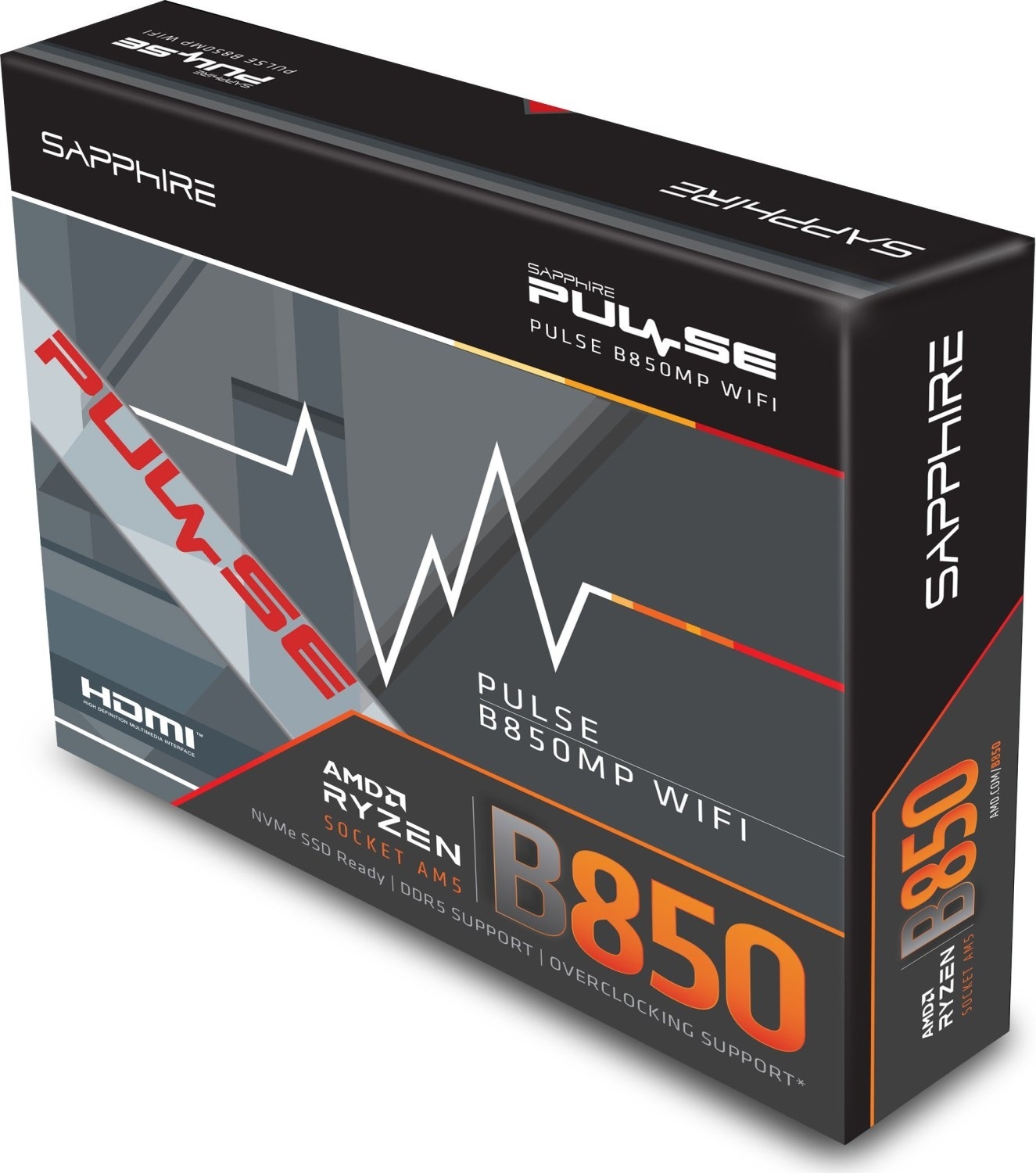 Дънна платка Sapphire Pulse B850M WIFI AM5 - 52123-04-40G