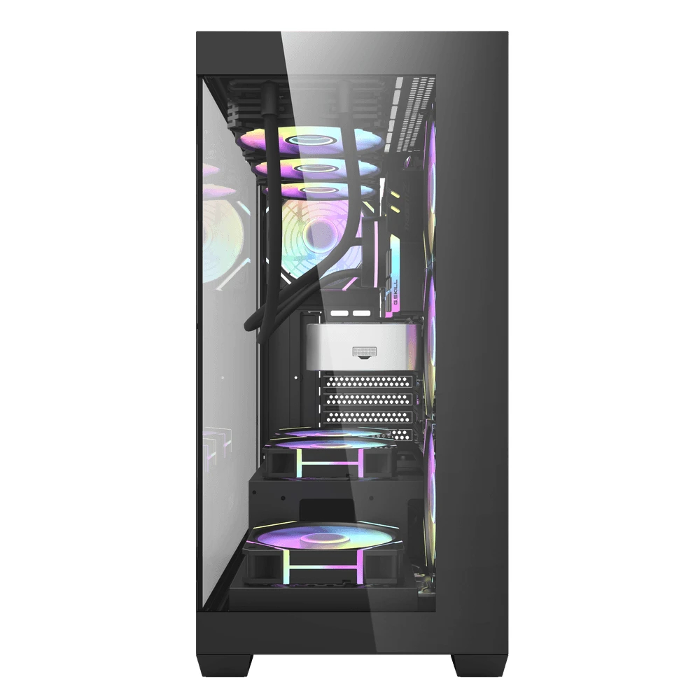 Кутия Darkflash DS900 Black 7 x 120 mm A-RGB, USB-C, ATX Case