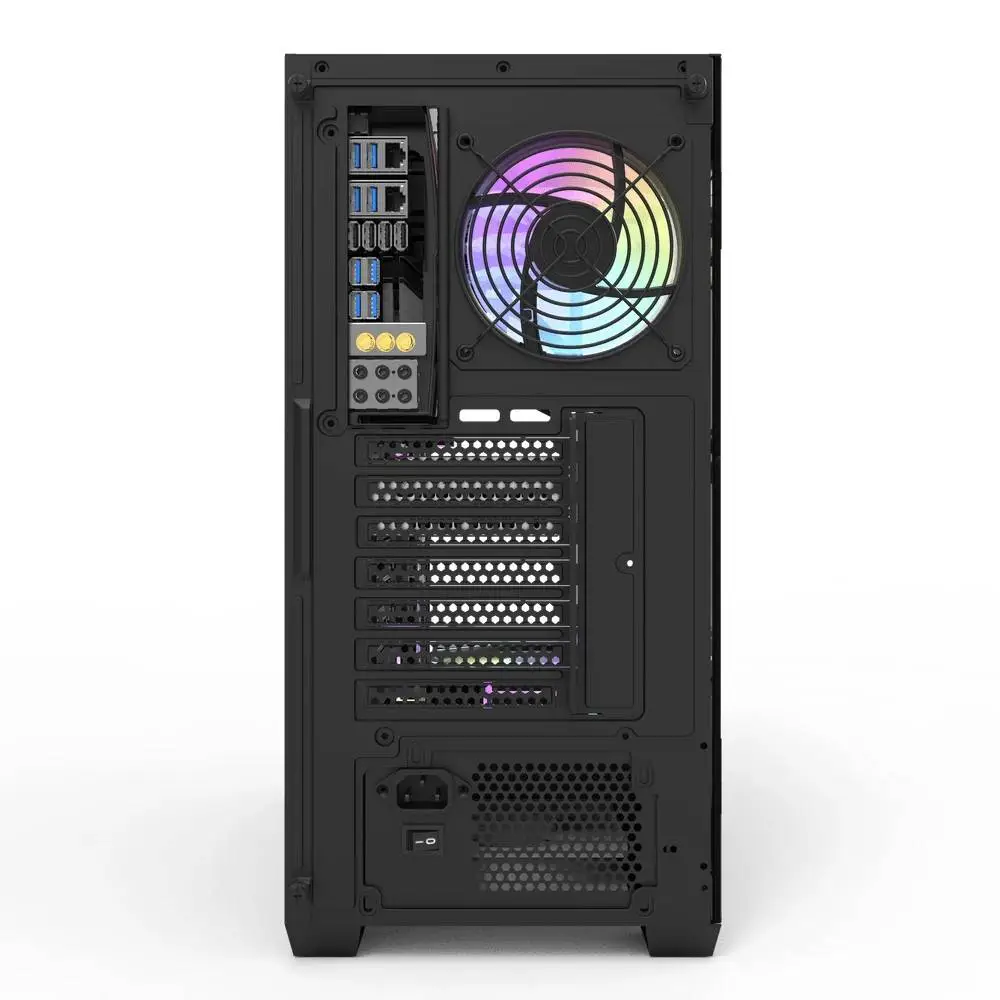 Кутия Darkflash DS900 Black 7 x 120 mm A-RGB, USB-C, ATX Case