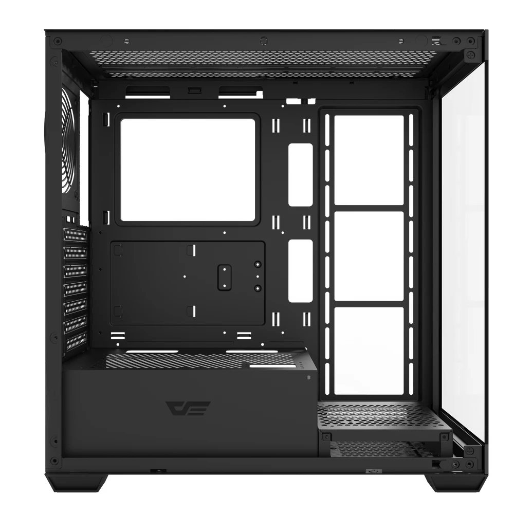 Кутия Darkflash DS900 Black 7 x 120 mm A-RGB, USB-C, ATX Case