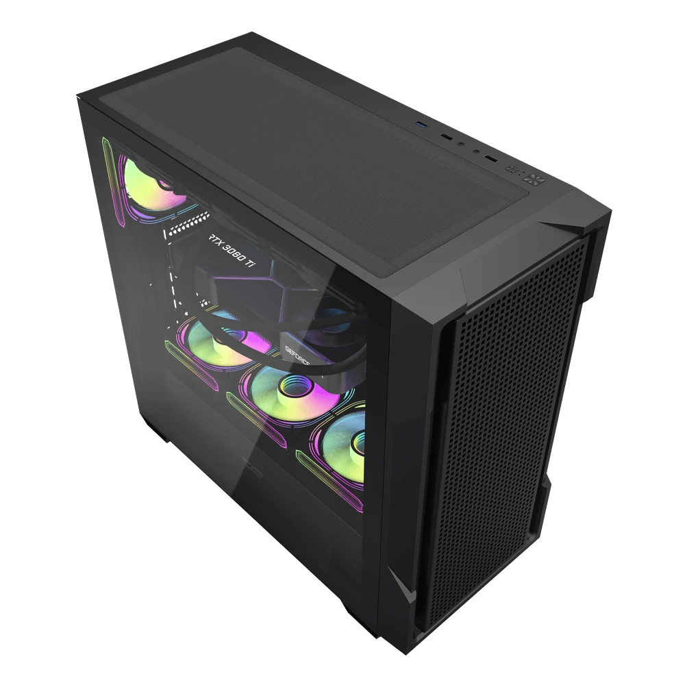 Кутия Darkflash DS900 Mesh Black 4 x 120 mm A-RGB fans included ATX Case