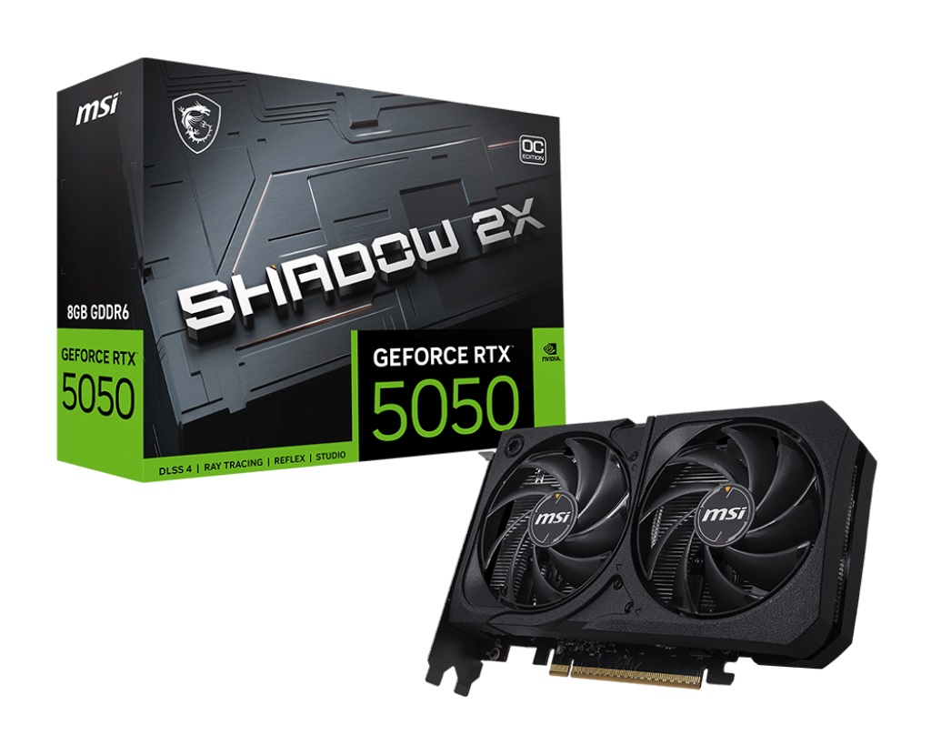 Видео карта MSI GeForce RTX 5050 8G SHADOW 2X OC