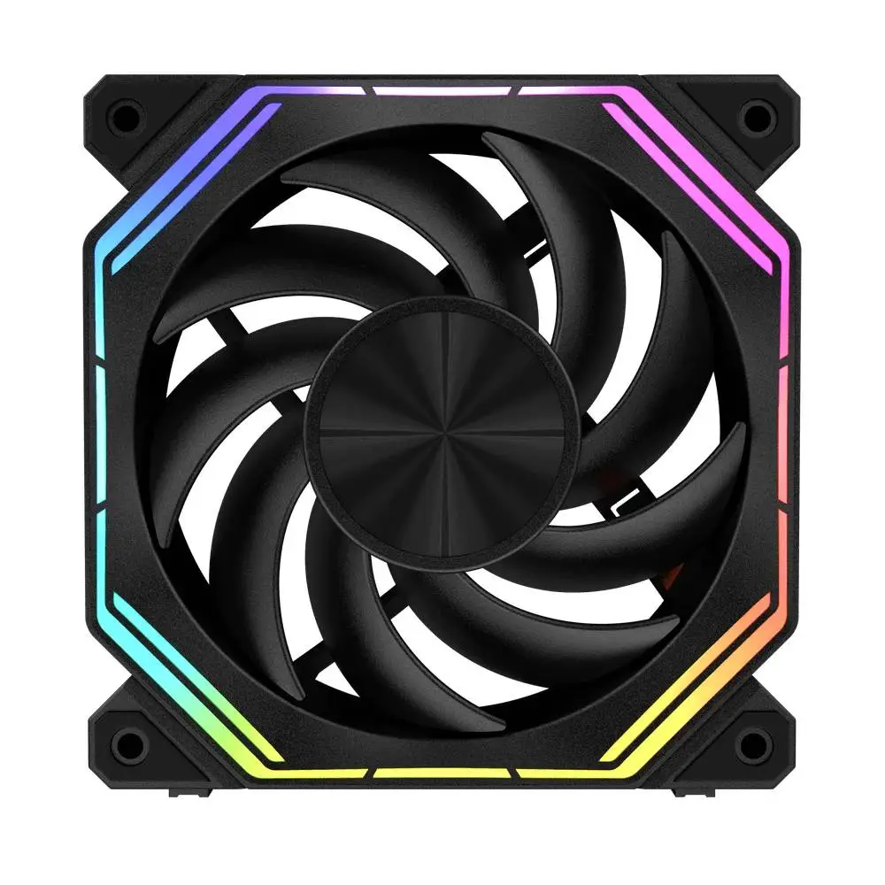 Вентилатори Darkflash INF34 Black, Daisy-Chain, ARGB Fan Pack 3-in-1 3x120mm