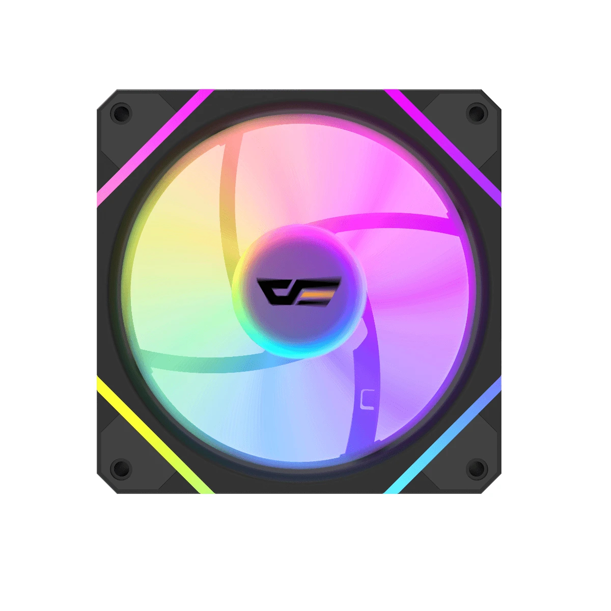 Вентилатор Darkflash DM12 Pro, Reverse, A-RGB Black Fan 120mm
