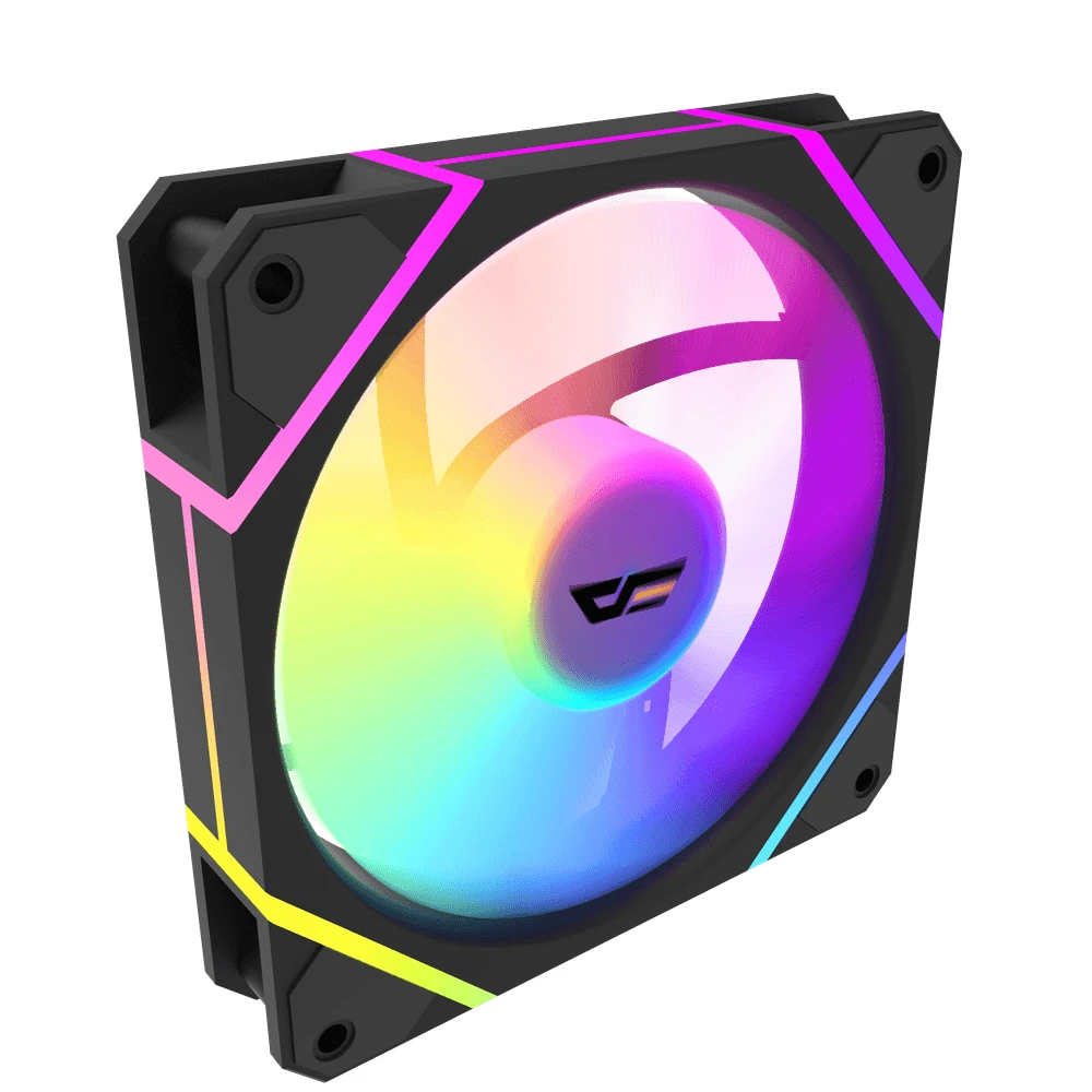 Вентилатор Darkflash DM12 Pro, Reverse, A-RGB Black Fan 120mm
