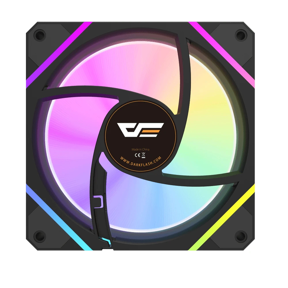 Вентилатор Darkflash DM12 Pro, Reverse, A-RGB Black Fan 120mm