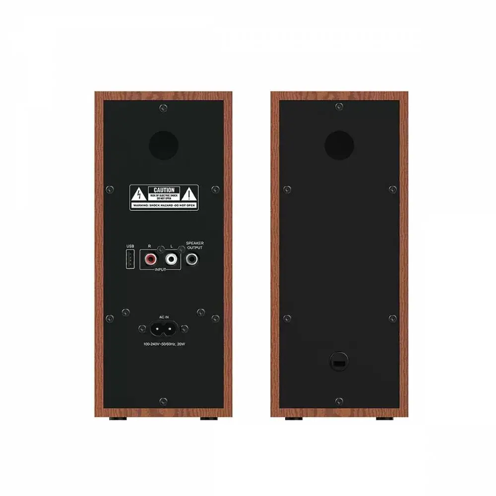 Genius тонколони Speakers 2.0 - SP-HF800BT - 20W RMS, Bluetooth 5.3, Wood