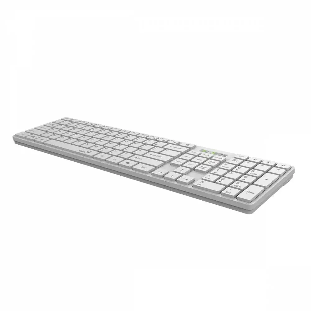 Genius клавиатура Slim Keyboard SlimStar 126 White - Copilot, Low profile Chocolate