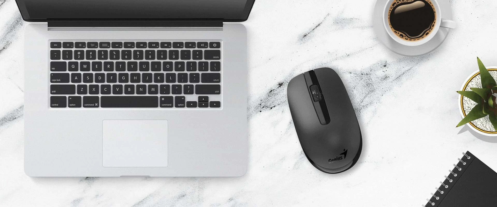 Genius безжична мишка Wireless Mouse - NX-7007 Red - 2.4GHz