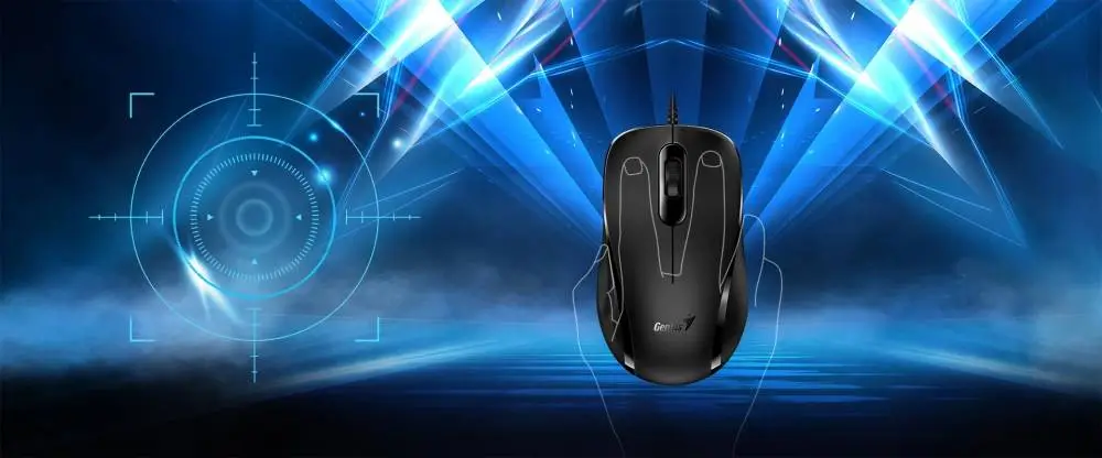 Genius Мишка Mouse DX-101 Black - USB