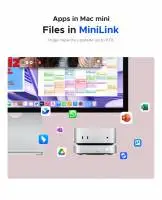 Orico докинг станция SSD Docking station M.2 NVMe - USB4(40Gbps) x 1, USB3.2(10Gbps) x 3, M.2 SSD x 2, SD/TF 4.0 - MiniLink M47P-EU-SV
