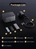 Orico докинг станция Storage - HDD/M.2 Dock - 2 BAY Offline Clone 2.5/3.5/M.2 NVMe USB-C/USB-A - IT28E-C-EU-GY
