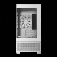 Кутия Gamdias AURA GC9M Elite White Case mATX 3 x 120 mm A-RGB, USB-C, Tempered Glass
