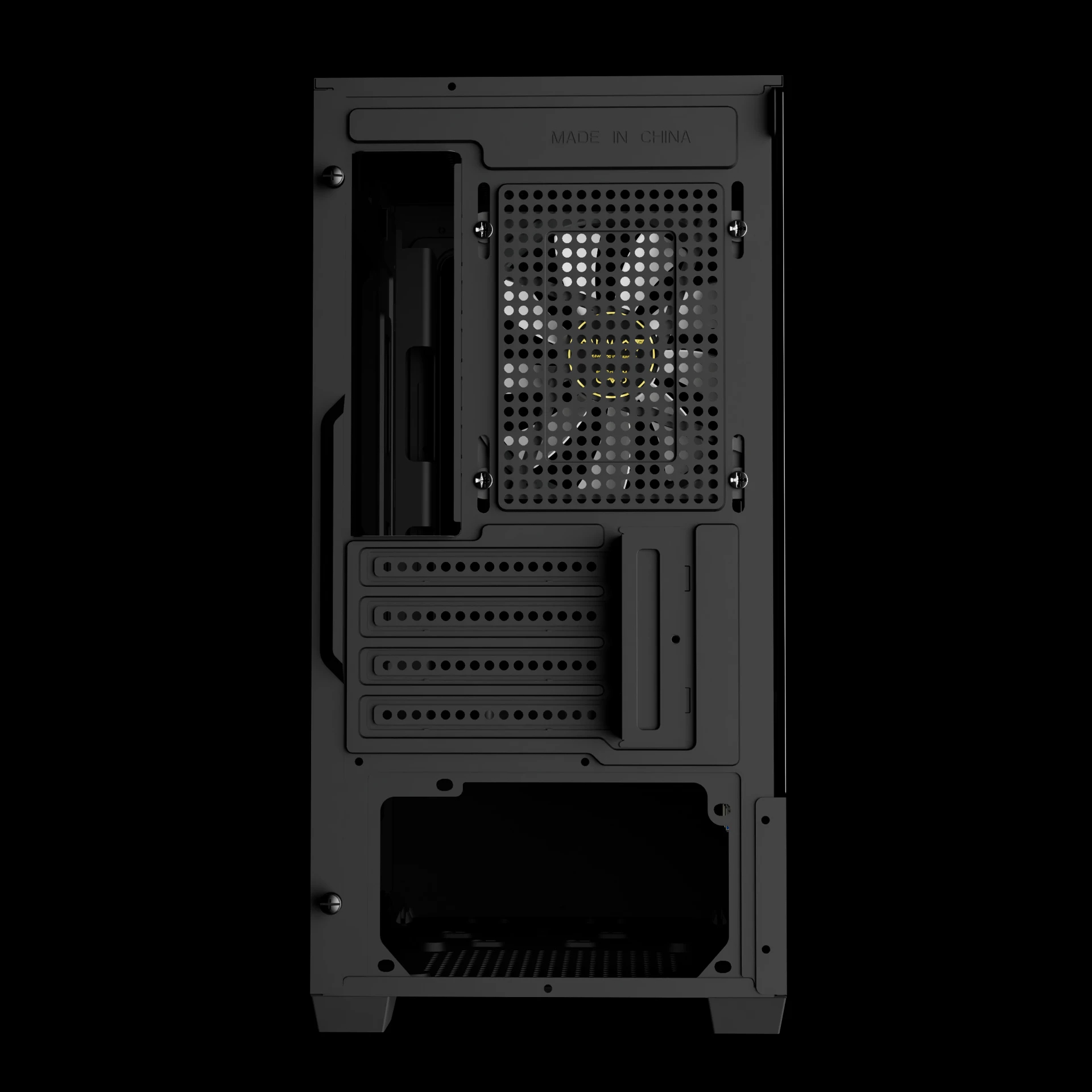 Кутия Gamdias AURA GC9M Elite Case mATX 3 x 120 mm A-RGB, USB-C, Tempered Glass