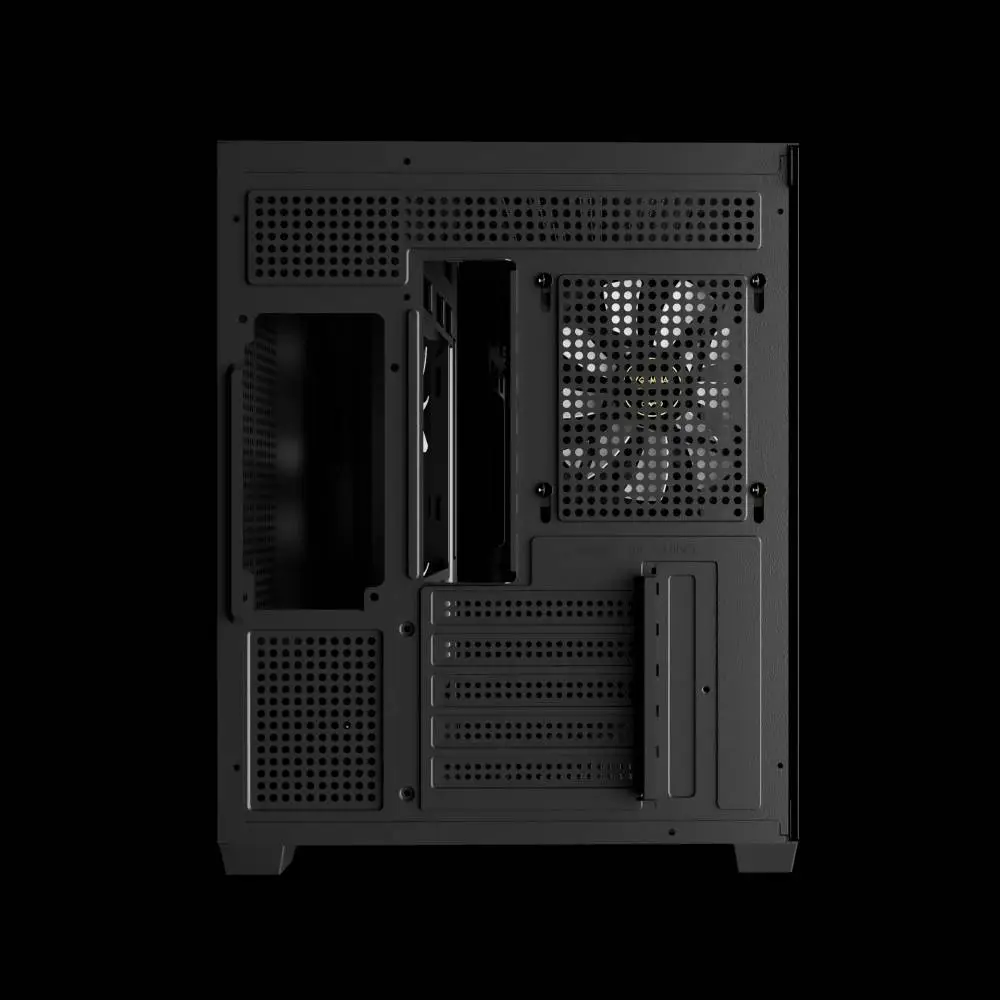 Кутия Gamdias AURA GC10M v2 Case mATX 3 x 120 mm A-RGB, USB-C, Tempered Glass