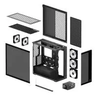 Кутия Arctic Xtender Black 5 x A-RGB Fans included Case E-ATX - ACPCC00015A