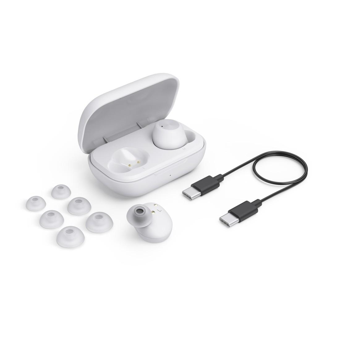 Hama Блутут слушалки “Spirit Chop II”, TWS, in-Ear, бяло
