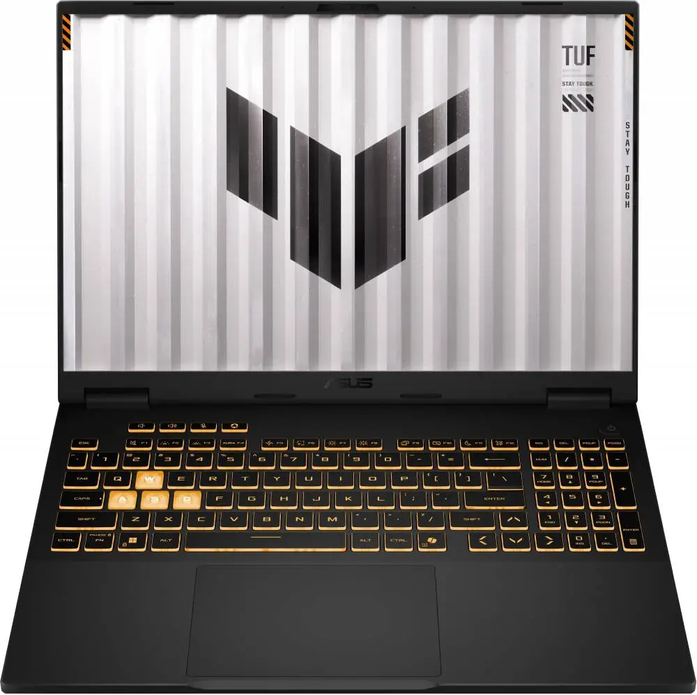 Лаптоп ASUS TUF Gaming F16 2025 FX608JH-RV010 - 16" IPS FullHD+, Intel i5-13450HX, 16GB DDR5, 512GB SSD, RTX 5050 8GB GDD7