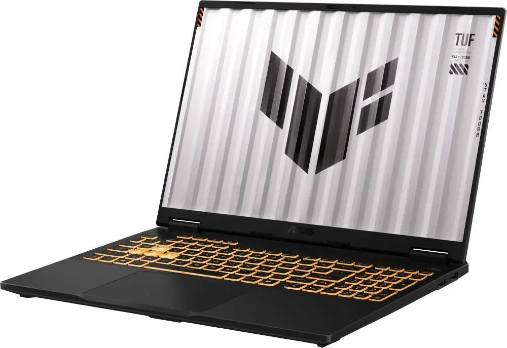 Лаптоп ASUS TUF Gaming F16 2025 FX608JH-RV010 - 16" IPS FullHD+, Intel i5-13450HX, 16GB DDR5, 512GB SSD, RTX 5050 8GB GDD7