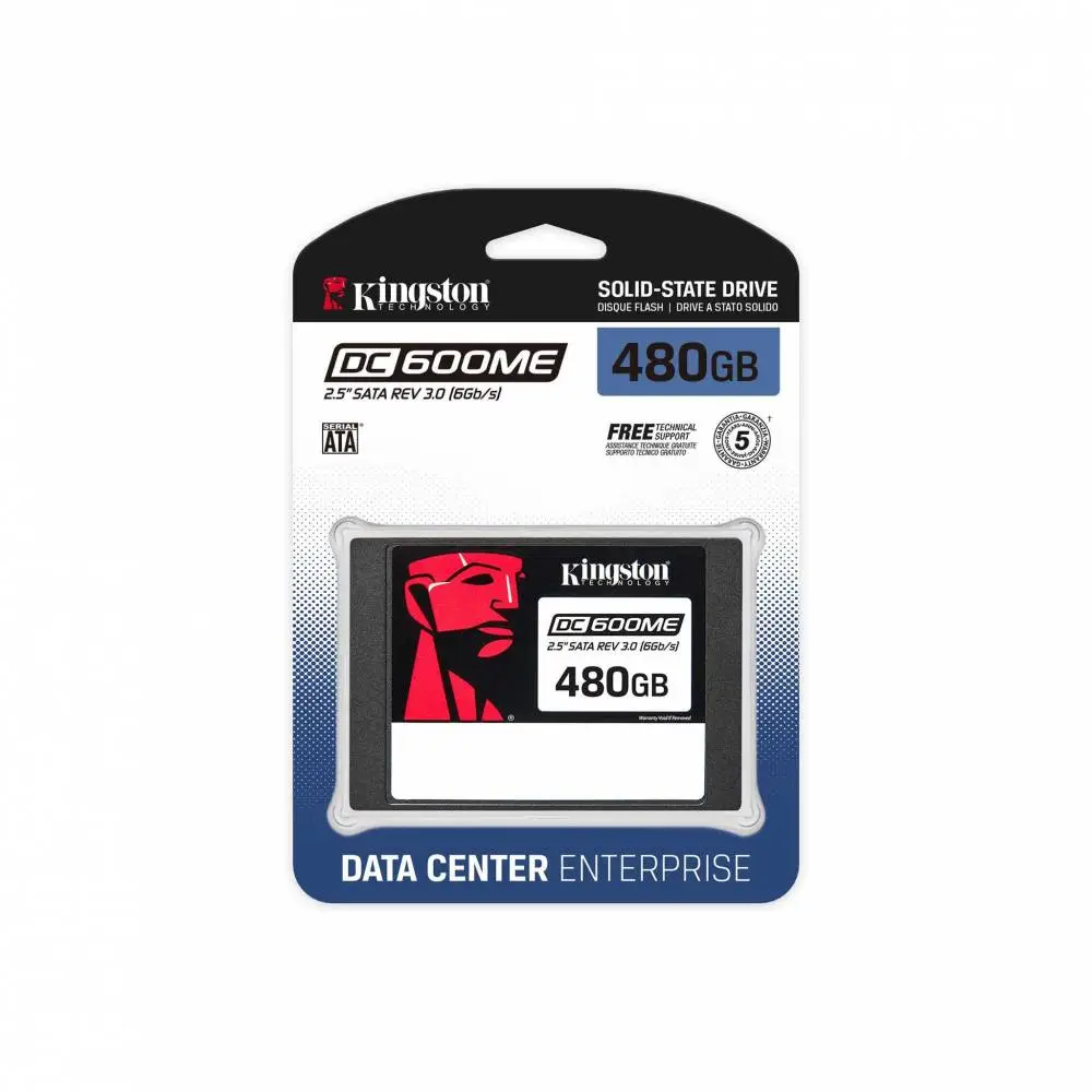 Диск SSD Kingston DC600M 480GB 2.5" SATA3 6Gb/s Enterprise AES 256 bit
