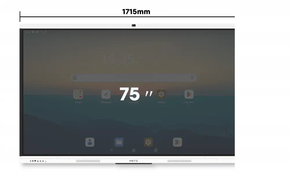 METZ Интерактивен тъч дисплей с вградена камера 75SG1 75"
