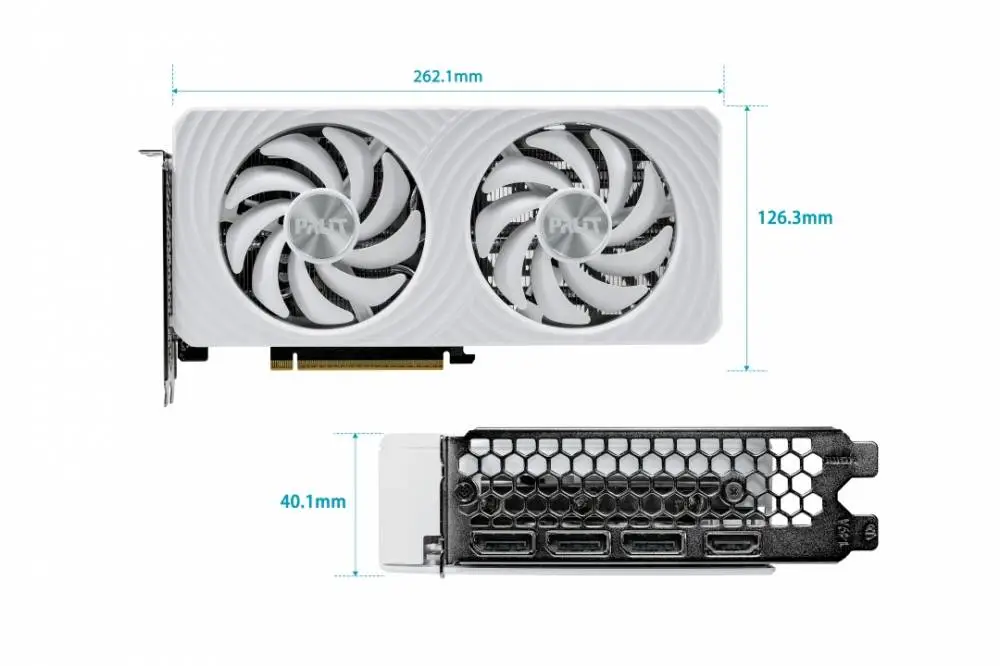 Видео карта Palit GeForce RTX 5060 Ti White OC 16GB GDDR7 - NE7506TU19T1-GB2061M