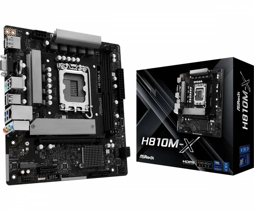 Дънна платка Asrock H810M-X LGA1851