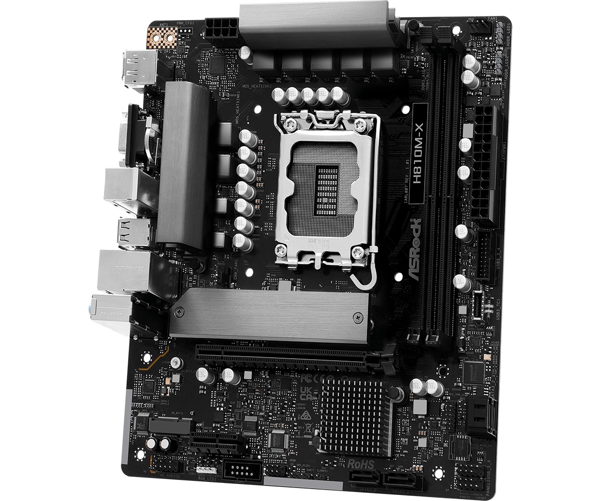 Дънна платка Asrock H810M-X LGA1851