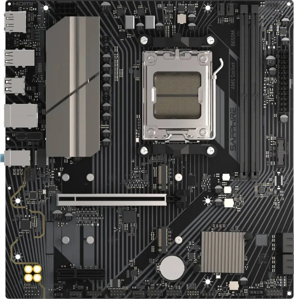 Дънна платка Sapphire B650M-E AM5 - 52112-04-40G