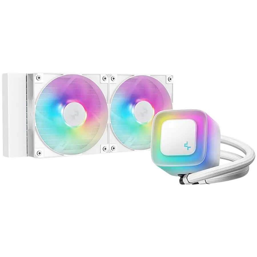 Raffreddamento a liquido per processore DeepCool LE240 WH V2 240mm ARGB Water Cooler
