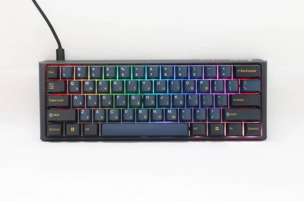 Ducky професионална геймърска механична клавиатура Professional Gaming Mechanical Keyboard One 3 Pro Mini Nazca Line - 8K, Cherry MX2A RGB Red [Linear]
