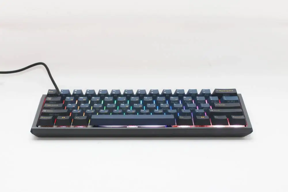 Ducky професионална геймърска механична клавиатура Professional Gaming Mechanical Keyboard One 3 Pro Mini Nazca Line - 8K, Cherry MX2A RGB Brown [Tactile]