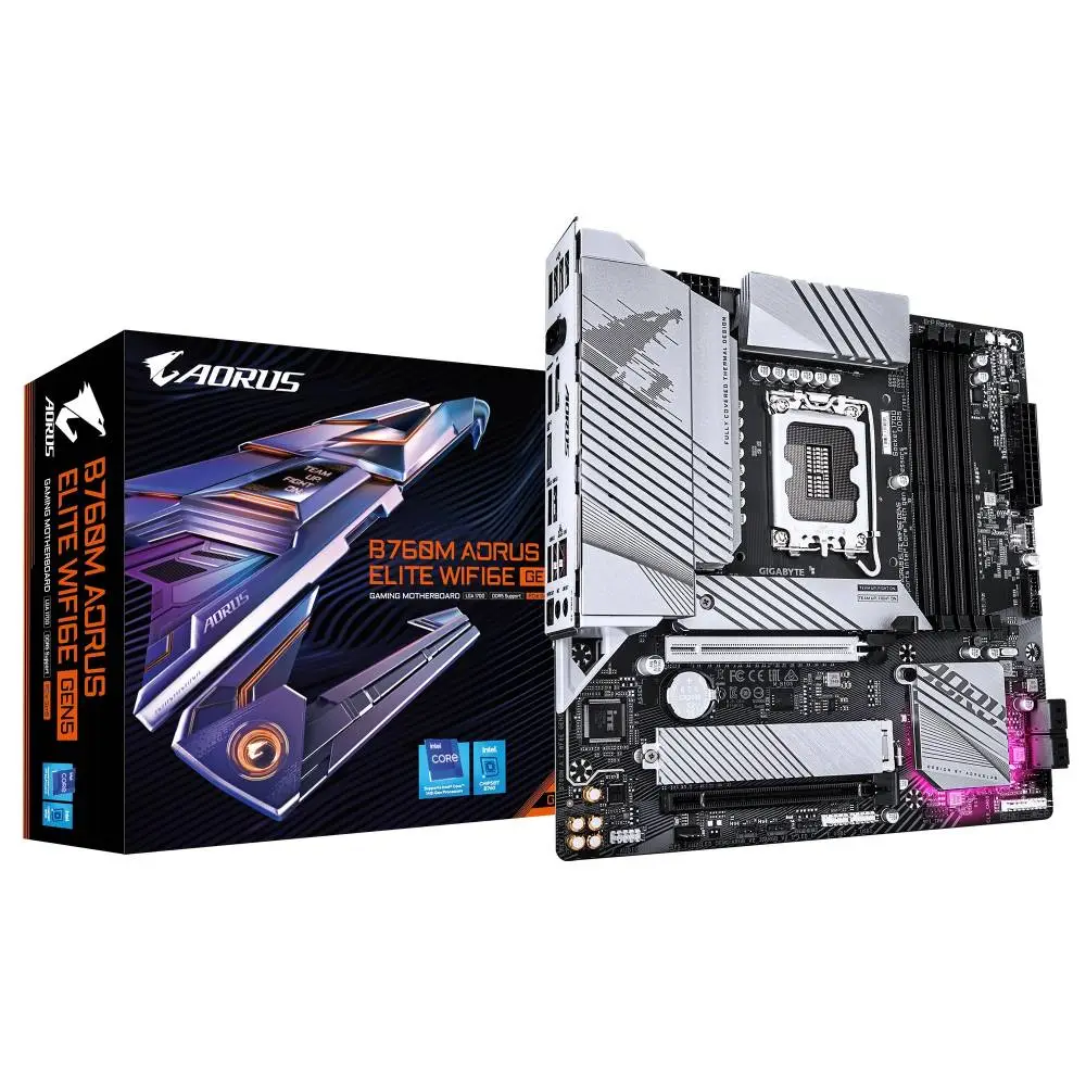 Дънна платка Gigabyte B760M AORUS ELITE WF6E GEN5 LGA1700