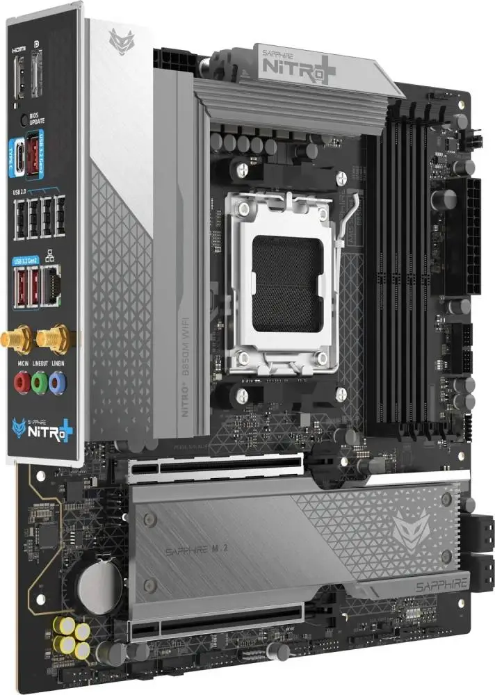 Дънна платка Sapphire NITRO+ B850M WIFI AM5