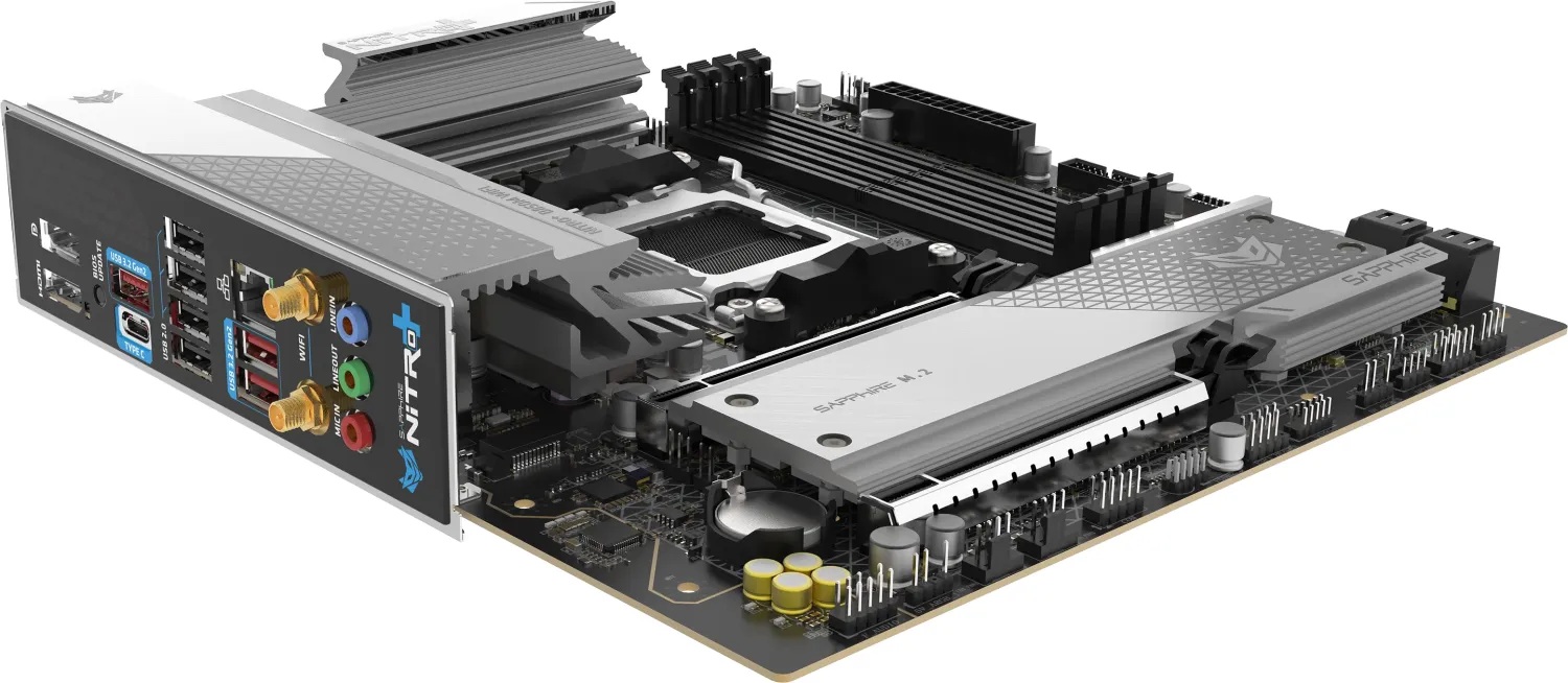 Дънна платка Sapphire NITRO+ B850M WIFI AM5