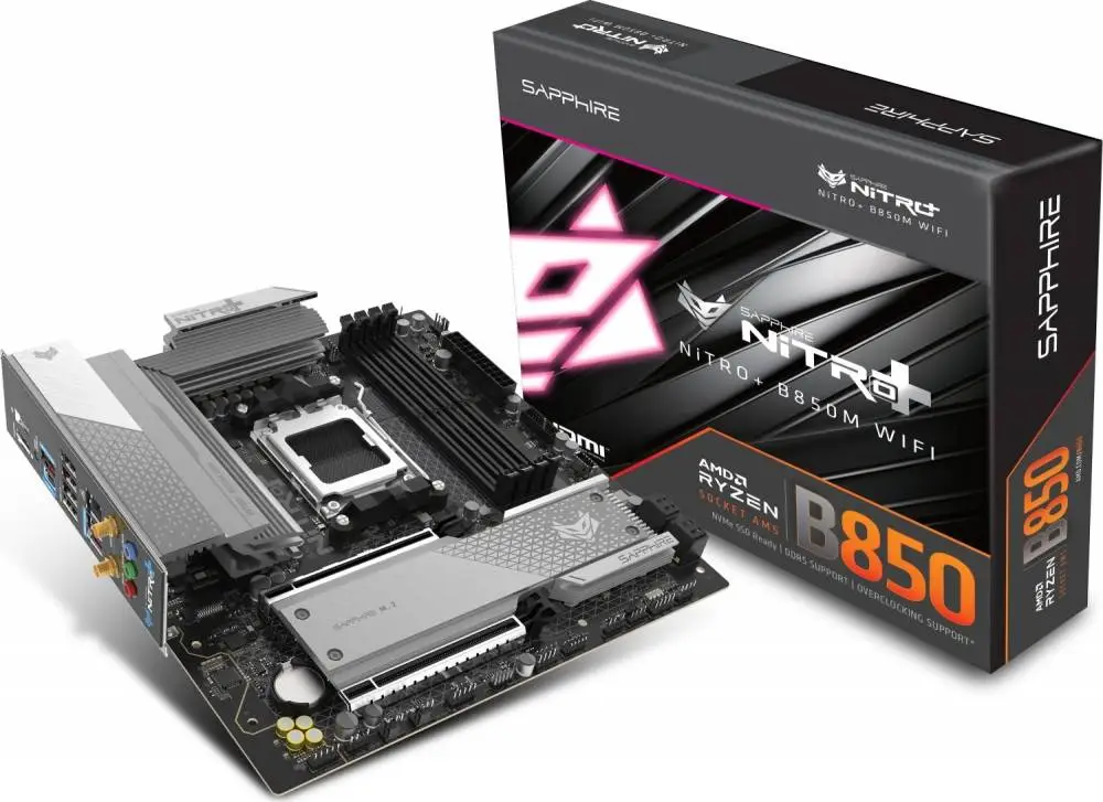 Дънна платка Sapphire NITRO+ B850M WIFI AM5