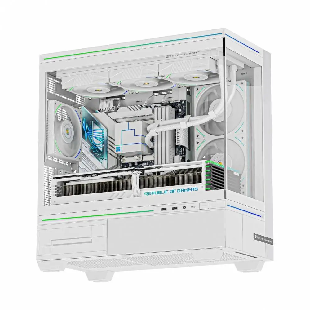 Кутия Thermalright TL-M10 White USB-C mATX Case